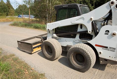 skid steer grader attachments|grading driveway with skid steer.